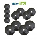 10 Kg Body Maxx Rubber Weight Plates For Home Gym Exercises Spare Weights